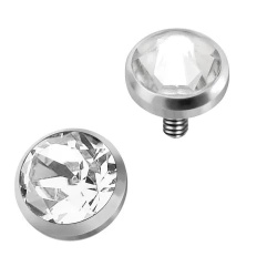 Dermal Top Bianco 8 mm - 50 Pezzi
