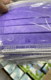 MASCHERINA CHIRURGICA PER BAMBINI, DI TIPO II MONOUSO 10 PZ VIOLA - Img 2