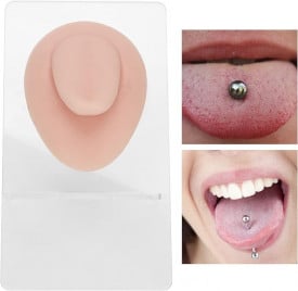 Modello Piercing Lingua in Silicone con Base