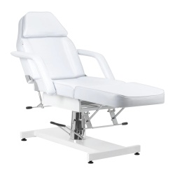 Poltrona estetica idraulica Tattoo Professionale Colore Bianco - Img 2
