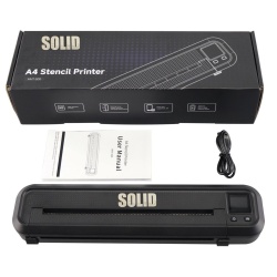 Solid Thermal Printer con display digitale + Rotolo stencil omaggio - Img 5
