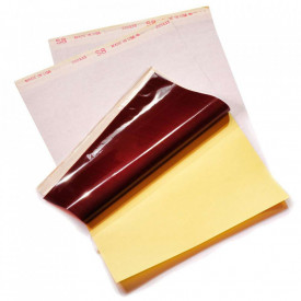 CARTA ECTOGRAFICA PER STENCIL S8 RED A4 100 PZ - Img 2