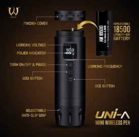 Mini Penna UNI-A Wireless Pen Black Stroke 4.2 - Img 4
