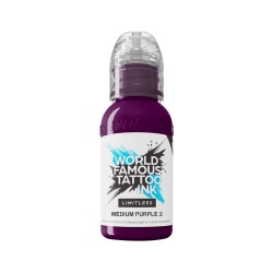 World Famous Limitless Tattoo Ink - Medium Purple 2 30ml