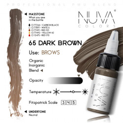 NUVA COLORS - 65 DARK BROWN - 15ML (REACH COMPLIANT) - Img 2