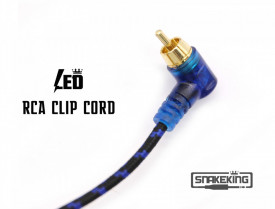 Cavo con Clip RCA Snakening - Blu
