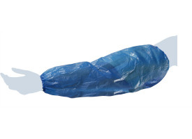 Copri braccia PE 100pz Blue