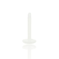 Labret In Teflon 1.2x8mm - WHITE
