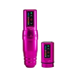 Microbeau Spektra Flux S PMU Permanent Makeup Machine with Additional Powerbolt - Pink / Bubblegum Stroke 3.2m