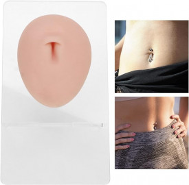 Modello Piercing Ombelico in Silicone con Base
