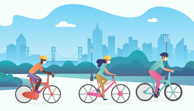 5 masuri de siguranta pentru a te deplasa cu bicicleta pe timp de Coronavirus