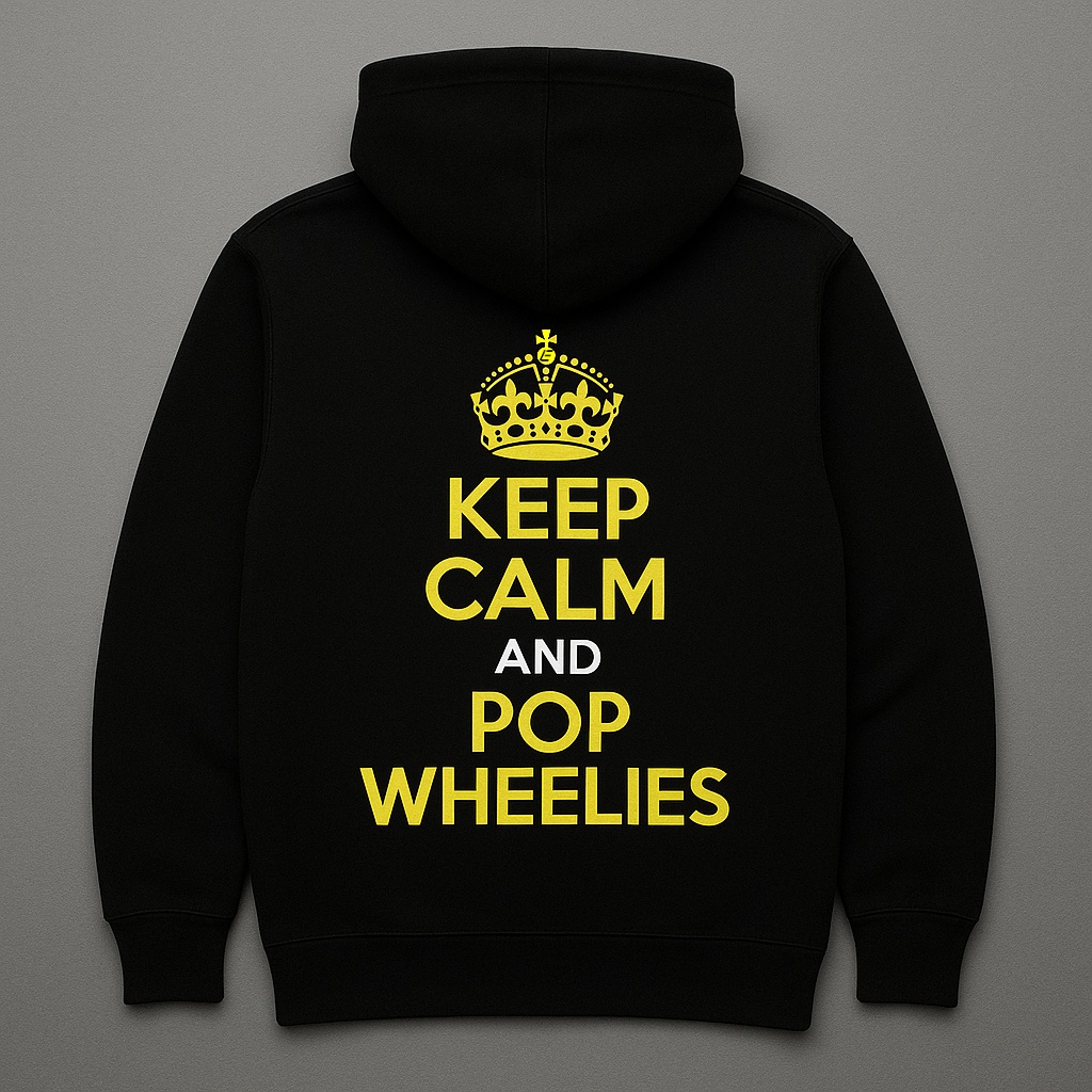 F.C.R.B. ☆ KEEP CALM PULLOVER HOODIE / S ECHILIBER MERCH