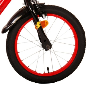 Bicicleta E&L Disney Cars 16 inch CB, frana de mana pe roata fata, scaun si ghidon reglabil, roti gonflabile, stopuri reflectorizante, roti ajutatoare demontabile - Img 4