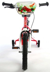 Bicicleta E&L Disney Cars 16 inch, frana de mana pe ambele roti, scaun si ghidon reglabil, sticla de apa, spite otel, roti gonflabile - Img 2