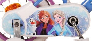 Bicicleta E&L Disney Frozen 12 inch CB, frana de mana pe roata fata, scaun si ghidon reglabil, spite metalice, roti gonflabile, stopuri reflectorizante - Img 3