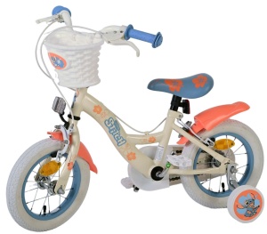 Bicicleta E&L Disney Stitch 12 inch, frana de mana pe ambele roti, scaun si ghidon reglabil, spite metalice, roti gonflabile, stopuri reflectorizante - Img 5