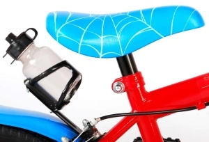 Bicicleta E&L Spiderman RB 16 inch, frana de mana pe roata fata, scaun si ghidon reglabil, sticla de apa, roti gonflabile, stopuri reflectorizante - Img 2