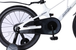 Bicicleta Lamborghini 14 inch, cadru magneziu, alba - Img 7