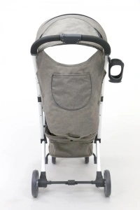 Carucior Asalvo Cotton, spatar reglabil, mod inclinare completa, suport pentru picioare reglabil, rotire 360 grade pe rotile din fata - Img 3