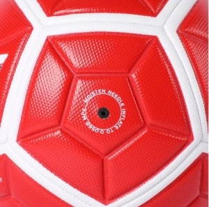 Mingie de fotbal Ferrari, marimea 5, rosu / alb - Img 2