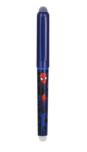 Set 3 stilouri scrie-sterge, cu cerneala termosensibila, grosime scriere M, cu capac, personaj Spiderman - Img 2