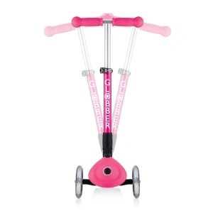 Trotineta Globber JUNIOR PLIABILA, ghidon ajustabil 3 nivele, greutate maxima 50 kg, rulmenti ABEC 5, culoare roz - Img 7