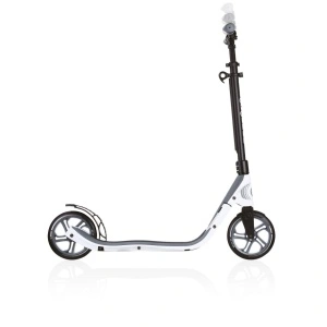 Trotineta Globber ONE NL 205, pliere cu clema în 1 secundă, ghidon reglabil 3 nivele, rulmenti ABEC 7, culoare alb - Img 2