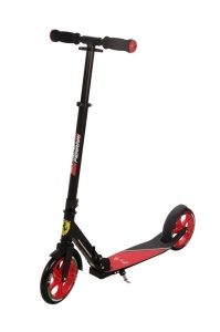 Trotineta pliabila Ferrari Junior cu roti 200 mm, neagra
