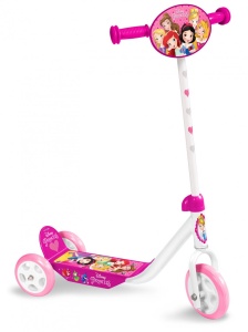 Trotineta Stamp Disney Princess, cu 3 roti, ghidon reglabil, platforma antiderapanta