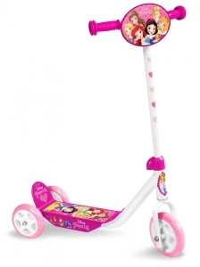Trotineta Stamp Disney Princess, cu 3 roti, ghidon reglabil, platforma antiderapanta