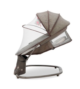 Balansoar electric Khalo, bluetooth, telecomanda, centura siguranta, timer oprire automata, spatar reglabil, 67 x 51 x 62 cm - Img 4