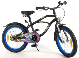 Bicicleta E&L Batman 18 inch, frana de mana tip "V" roata fata, scaun si ghidon reglabil, roti gonflabile