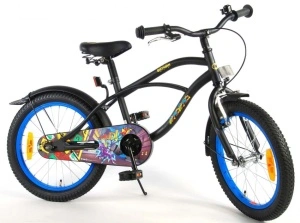 Bicicleta E&L Batman 18 inch, frana de mana tip "V" roata fata, scaun si ghidon reglabil, roti gonflabile