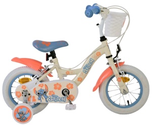 Bicicleta E&L Disney Stitch 12 inch, frana de mana pe ambele roti, scaun si ghidon reglabil, spite metalice, roti gonflabile, stopuri reflectorizante - Img 6
