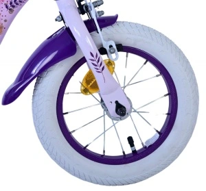 Bicicleta E&L Disney Wish 12 inch, frana de mana pe roata fata, scaun si ghidon reglabil, spite metalice, roti gonflabile, stopuri reflectorizante - Img 2