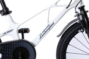 Bicicleta Lamborghini 14 inch, cadru magneziu, alba - Img 8