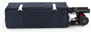 Patut copii 2 nivele Smooth Moon, pliere compacta, baza captusita impermeabila, 77x65x125 cm - Img 2