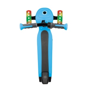 Trotineta Globber E-MOTION 4, ghidon reglabil pe inaltime, roti cu LED, motor 80W, autonomie 8-10 km, culoare alabstra - Img 7