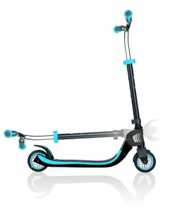 Trotineta Globber FLOW 125, pliabila, ghidon reglabil 4 nivele, greutate suportata 100 kg, rulmenti ABEC 7, culoare albastra - Img 7
