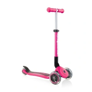 Trotineta Globber JUNIOR PLIABILA, ghidon ajustabil 3 nivele, greutate maxima 50 kg, rulmenti ABEC 5, culoare roz - Img 8