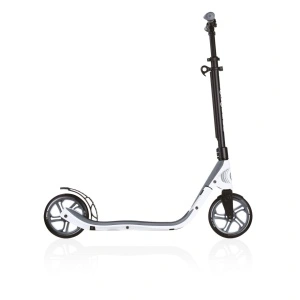 Trotineta Globber ONE NL 205, pliere cu clema în 1 secundă, ghidon reglabil 3 nivele, rulmenti ABEC 7, culoare alb - Img 3