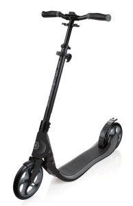 Trotineta Globber ONE NL 205, pliere cu clema în 1 secundă, ghidon reglabil 3 nivele, rulmenti ABEC 7, culoare negru - Img 7
