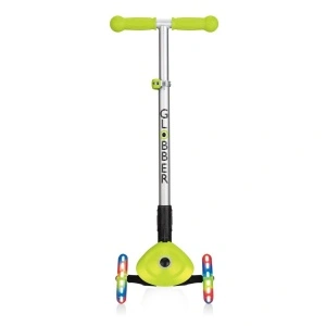 Trotineta Globber PRIMO pliabila cu lumini, ghidon ajustabil 3 nivele, rulmenti ABEC 5, culoare verde - Img 2
