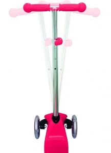 Trotineta Globber PRIMO V2, cu lumini, ghidon ajustabil 3 nivele, varsta 3+, culoare rosu - Img 4