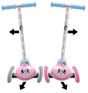 Trotineta intuitiva Minnie, 3 roti, platforma antiderapanta, manere ergonomice - Img 4