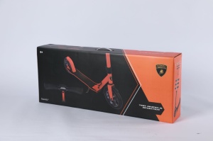 Trotineta Lamborghini, pentru adulti, 2 roti, cadru aluminiu, orange. - Img 7