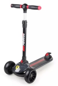 Trotineta pliabila Ferrari Twist neagra cu scaun - Img 3