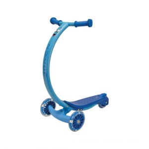 Trotineta Zipster Albastra cu roti LED - Img 7