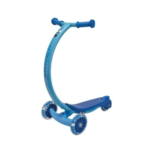 Trotineta Zipster Albastra cu roti LED - Img 7