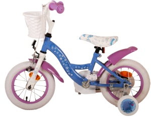 Bicicleta E&L Disney Frozen 12 inch CB, frana de mana pe roata fata, scaun si ghidon reglabil, spite metalice, roti gonflabile, stopuri reflectorizante - Img 5